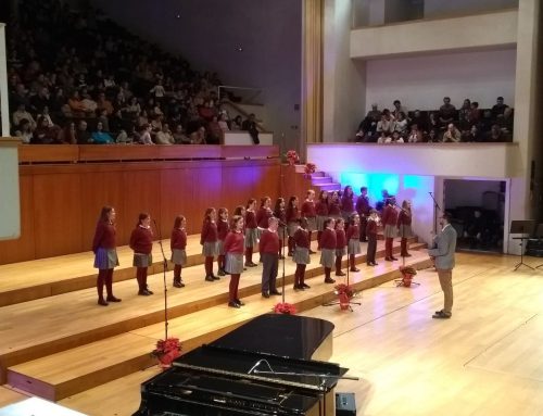Nuestro coro escolar en el Auditorio Manuel de Falla